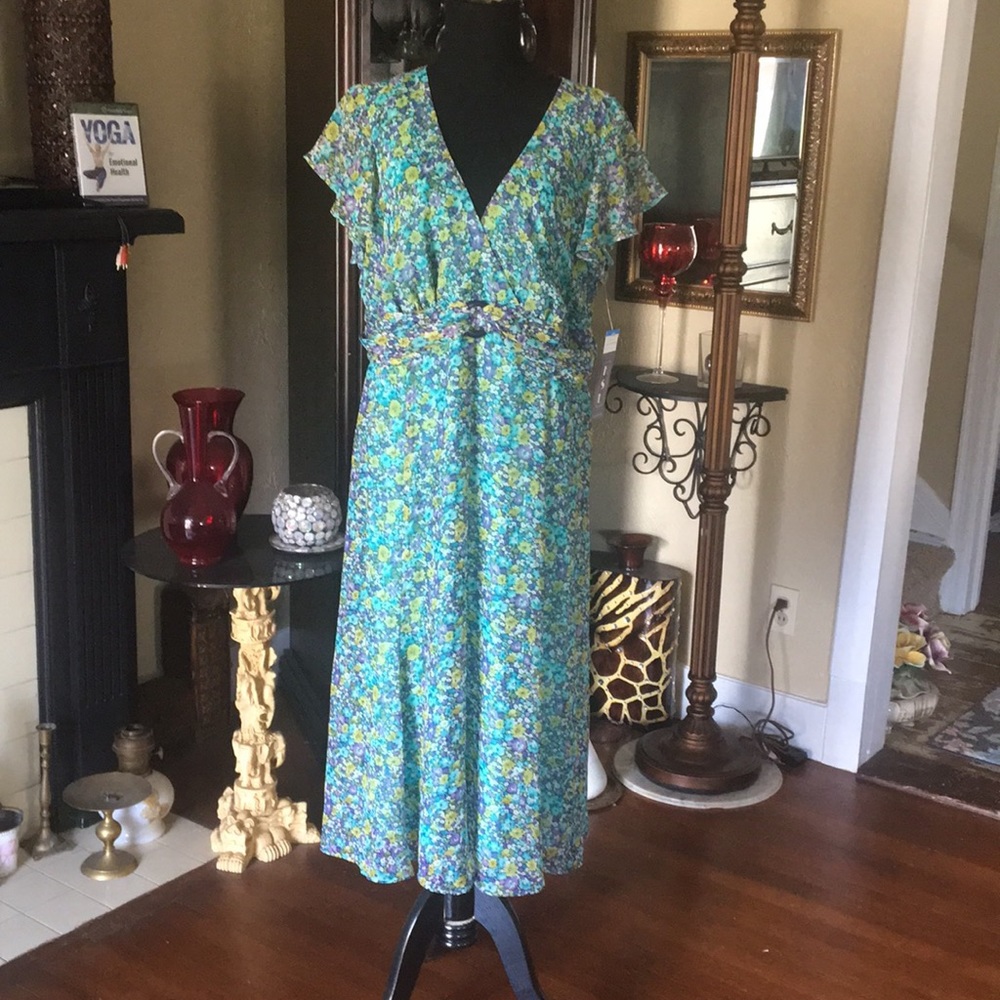 Woman’s plus-size dress